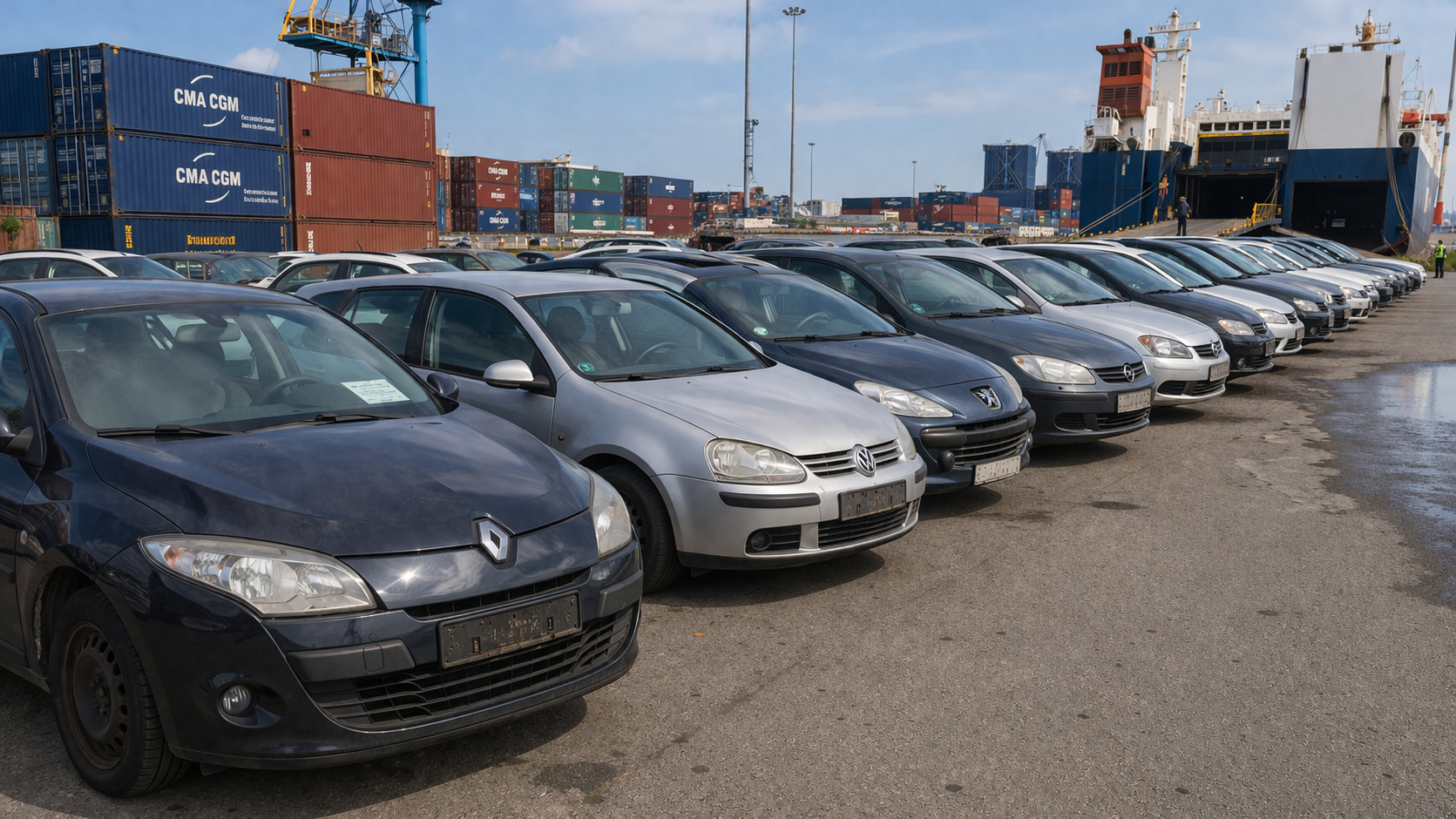 Rachat voiture export Bruxelles — véhicule prêt pour l'exportation internationale